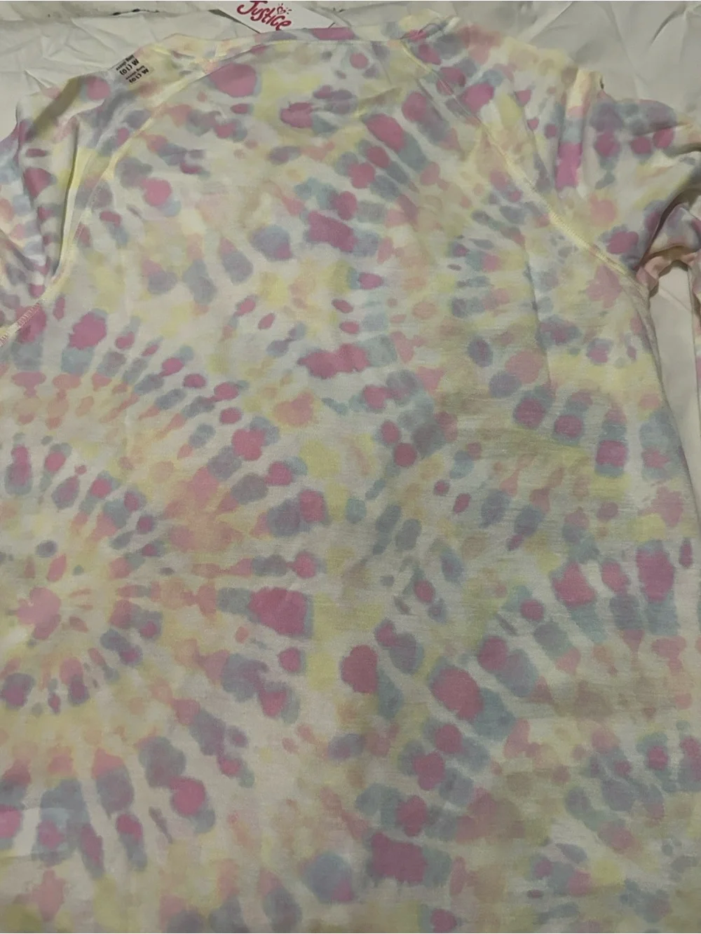 Justice Shirt & Pants: Pastel Tie-Dye Long Sleeve Shirt. Sweat Pants. NWT